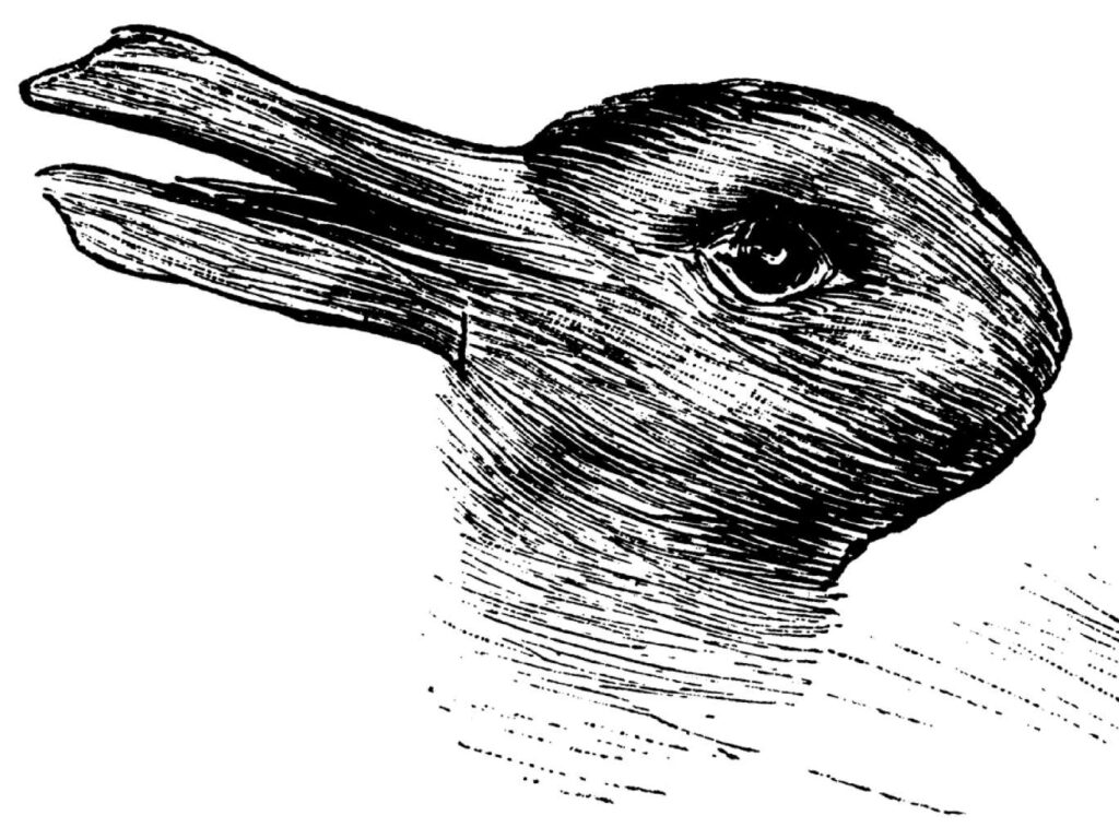Illustration av Wittgensteins haranka